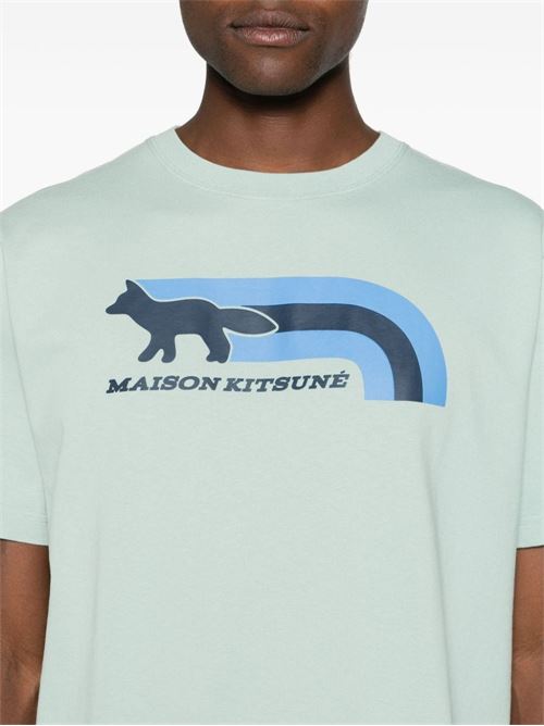 T-shirt con logo MAISON KITSUNE' | MM00113KJ0118P417